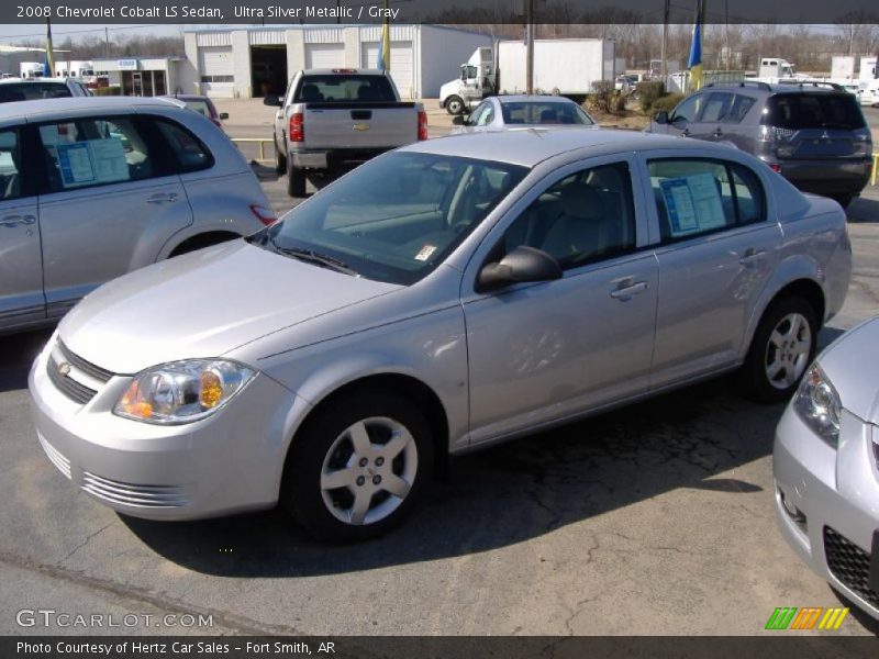 Ultra Silver Metallic / Gray 2008 Chevrolet Cobalt LS Sedan