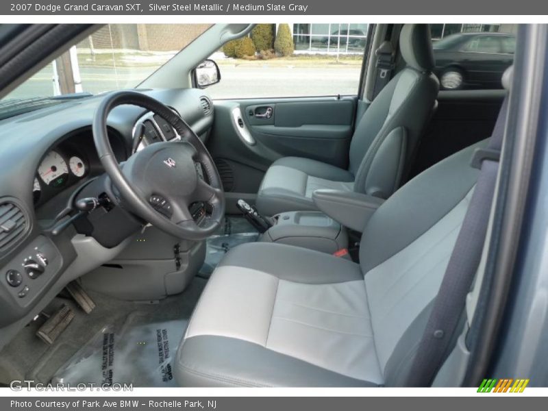 Silver Steel Metallic / Medium Slate Gray 2007 Dodge Grand Caravan SXT