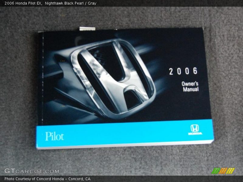 Nighthawk Black Pearl / Gray 2006 Honda Pilot EX