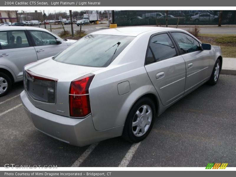 Light Platinum / Light Neutral 2004 Cadillac CTS Sedan