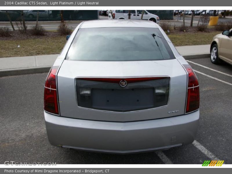Light Platinum / Light Neutral 2004 Cadillac CTS Sedan