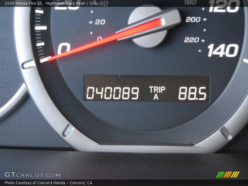 Nighthawk Black Pearl / Gray 2006 Honda Pilot EX