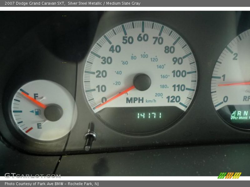 Silver Steel Metallic / Medium Slate Gray 2007 Dodge Grand Caravan SXT