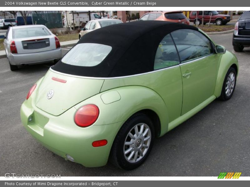 Cyber Green Metallic / Cream Beige 2004 Volkswagen New Beetle GLS Convertible