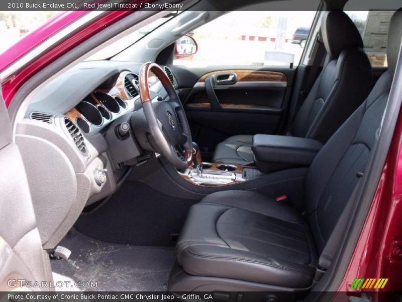 Red Jewel Tintcoat / Ebony/Ebony 2010 Buick Enclave CXL