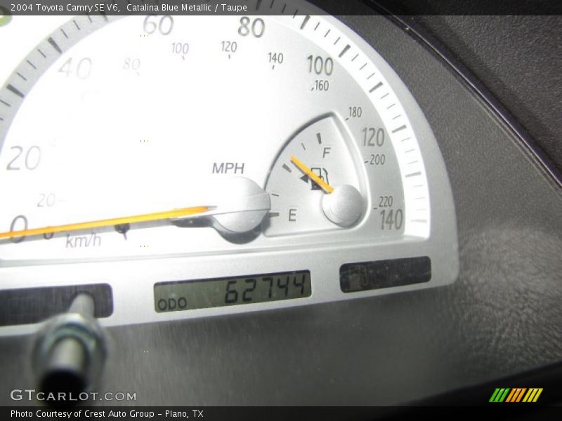 Catalina Blue Metallic / Taupe 2004 Toyota Camry SE V6