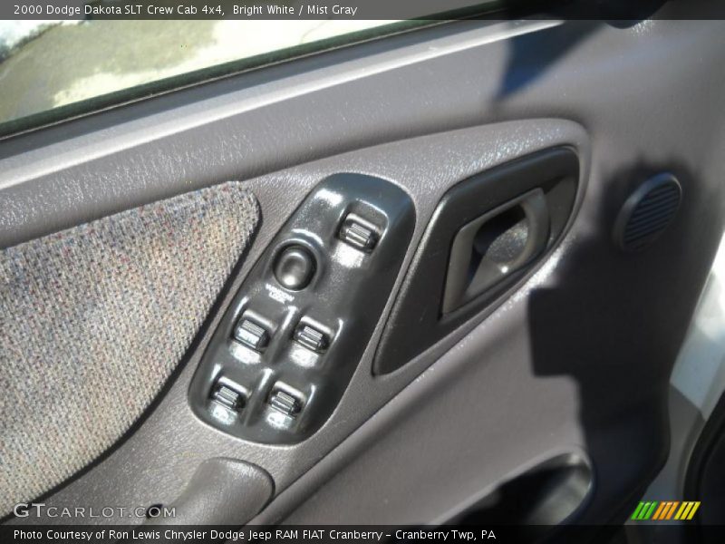 Bright White / Mist Gray 2000 Dodge Dakota SLT Crew Cab 4x4