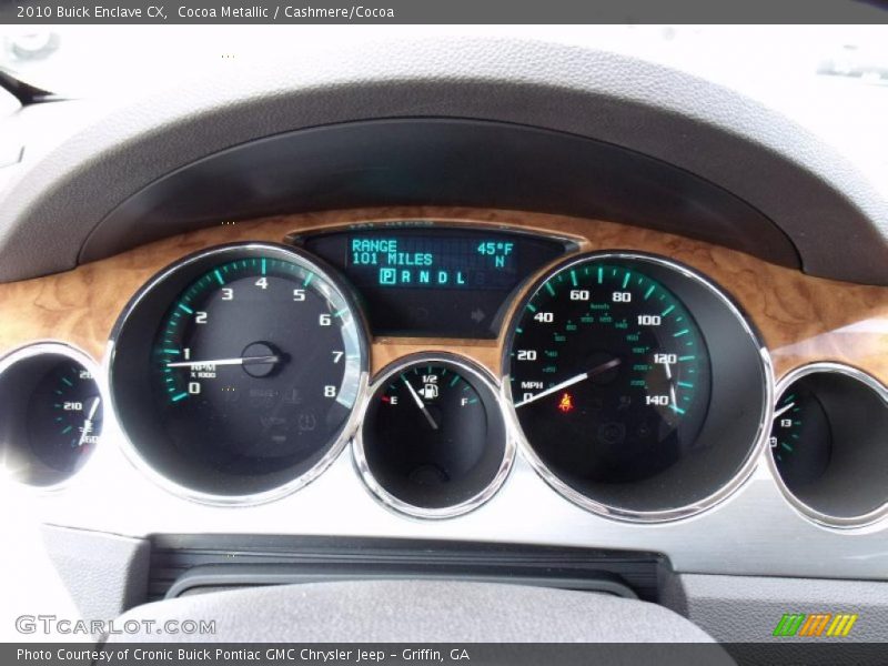 Cocoa Metallic / Cashmere/Cocoa 2010 Buick Enclave CX