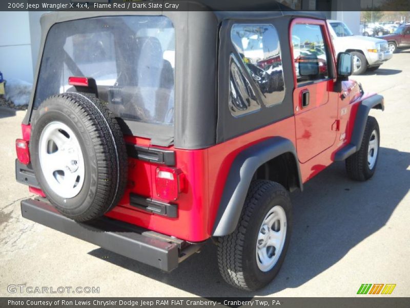 Flame Red / Dark Slate Gray 2006 Jeep Wrangler X 4x4