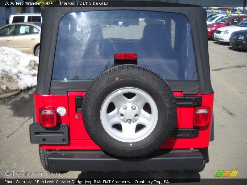 Flame Red / Dark Slate Gray 2006 Jeep Wrangler X 4x4