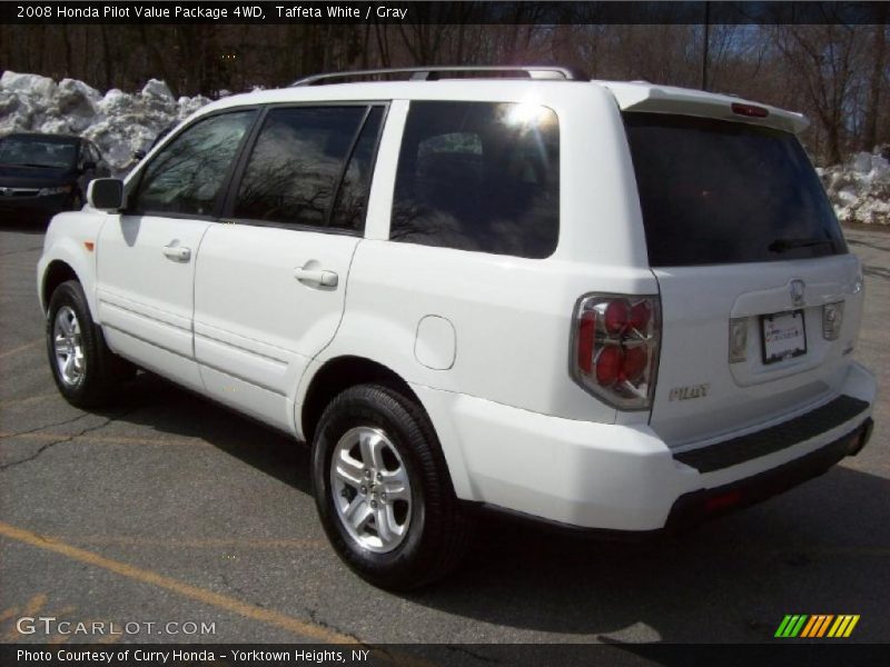 Taffeta White / Gray 2008 Honda Pilot Value Package 4WD