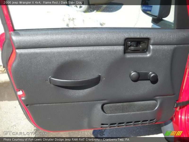 Flame Red / Dark Slate Gray 2006 Jeep Wrangler X 4x4
