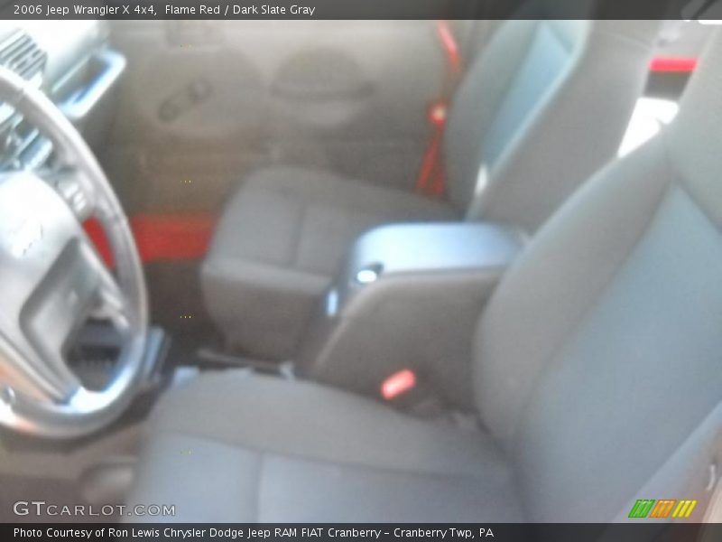 Flame Red / Dark Slate Gray 2006 Jeep Wrangler X 4x4