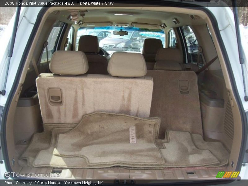 Taffeta White / Gray 2008 Honda Pilot Value Package 4WD