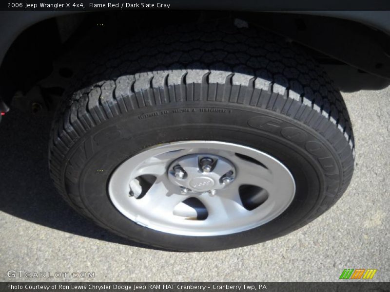 Flame Red / Dark Slate Gray 2006 Jeep Wrangler X 4x4