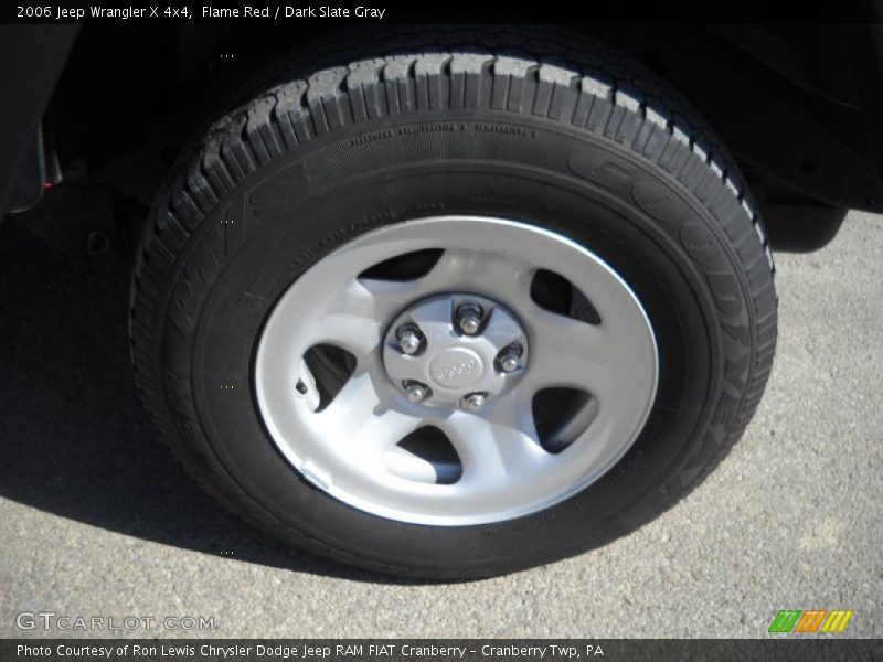 Flame Red / Dark Slate Gray 2006 Jeep Wrangler X 4x4