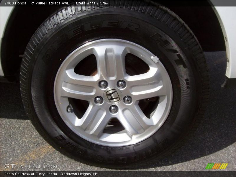 Taffeta White / Gray 2008 Honda Pilot Value Package 4WD
