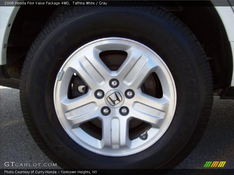 Taffeta White / Gray 2008 Honda Pilot Value Package 4WD