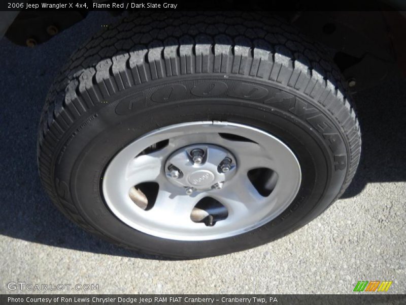Flame Red / Dark Slate Gray 2006 Jeep Wrangler X 4x4