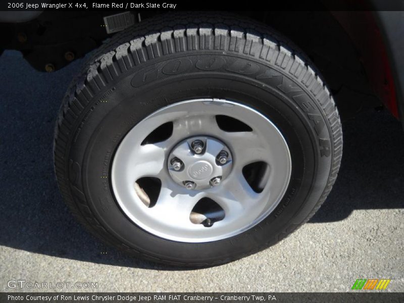 Flame Red / Dark Slate Gray 2006 Jeep Wrangler X 4x4