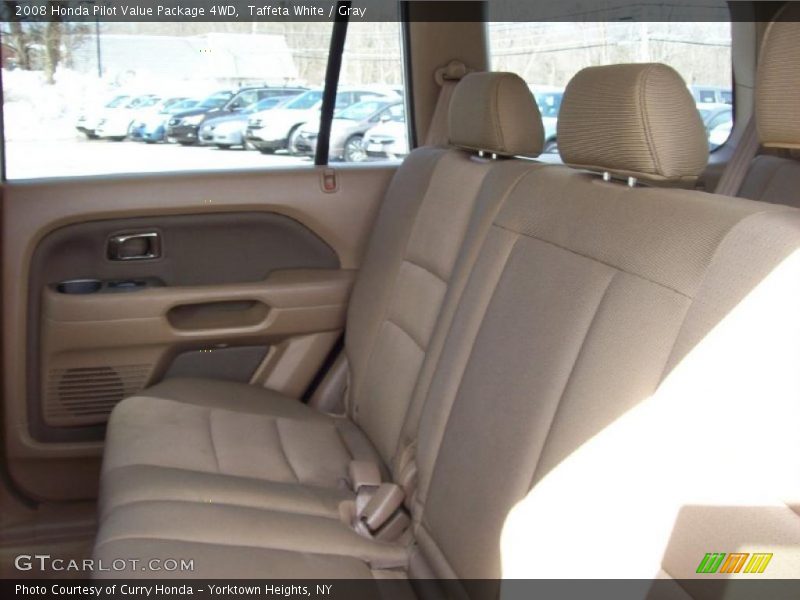 Taffeta White / Gray 2008 Honda Pilot Value Package 4WD