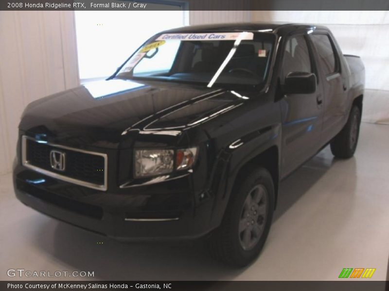 Formal Black / Gray 2008 Honda Ridgeline RTX