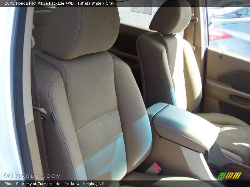 Taffeta White / Gray 2008 Honda Pilot Value Package 4WD