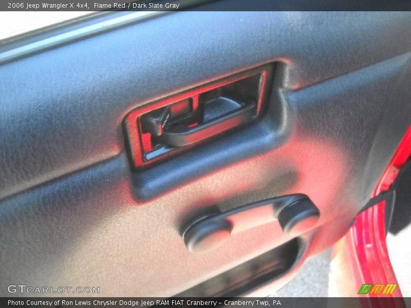 Flame Red / Dark Slate Gray 2006 Jeep Wrangler X 4x4