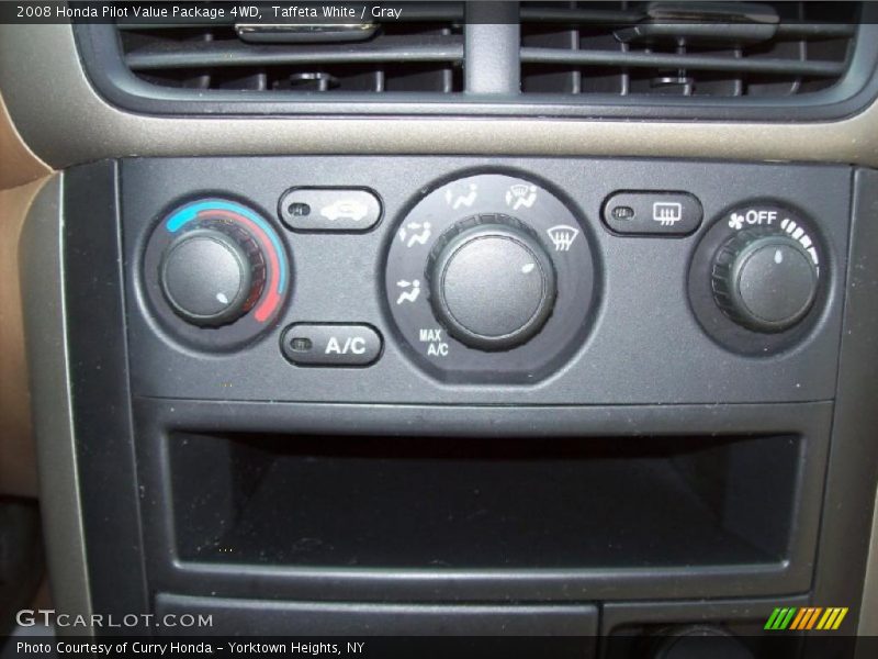 Taffeta White / Gray 2008 Honda Pilot Value Package 4WD
