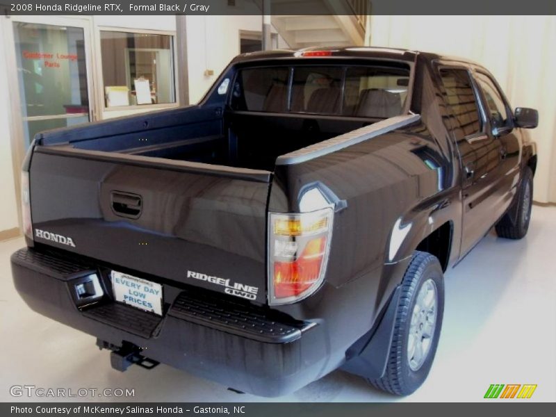 Formal Black / Gray 2008 Honda Ridgeline RTX