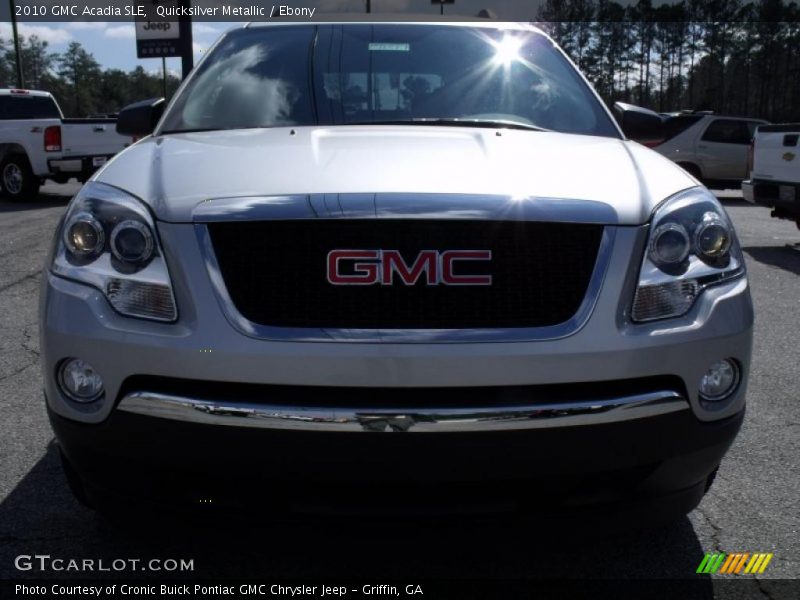 Quicksilver Metallic / Ebony 2010 GMC Acadia SLE