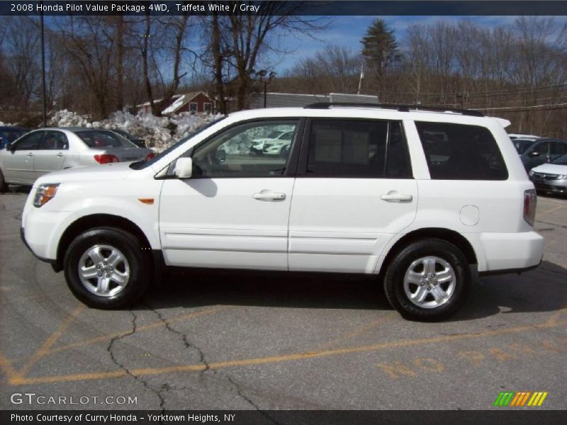 Taffeta White / Gray 2008 Honda Pilot Value Package 4WD