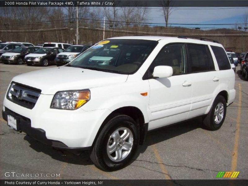 Taffeta White / Gray 2008 Honda Pilot Value Package 4WD