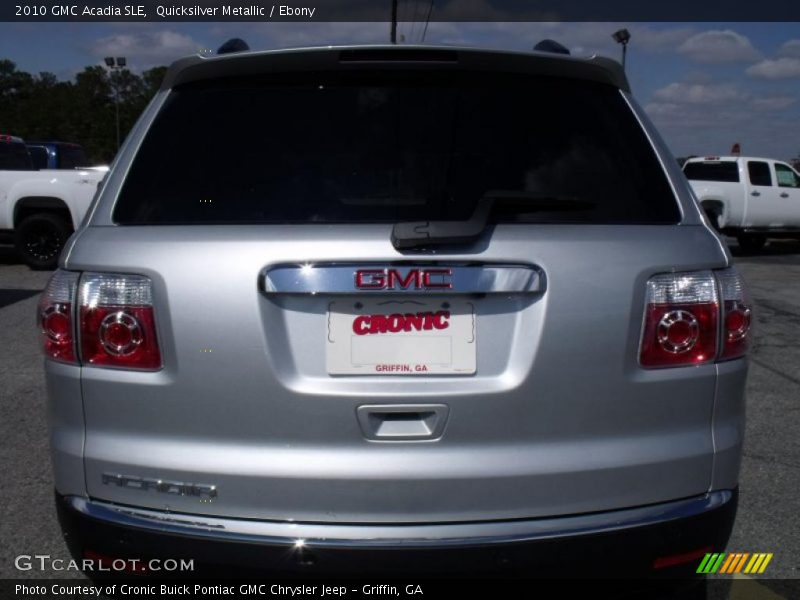 Quicksilver Metallic / Ebony 2010 GMC Acadia SLE