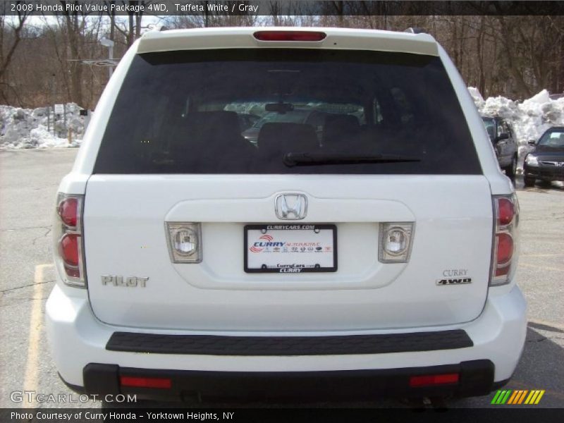 Taffeta White / Gray 2008 Honda Pilot Value Package 4WD