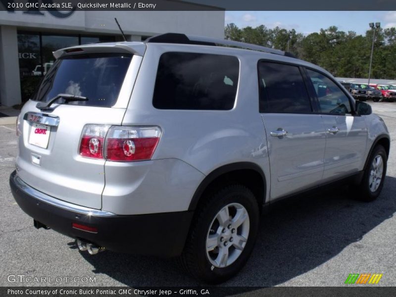 Quicksilver Metallic / Ebony 2010 GMC Acadia SLE