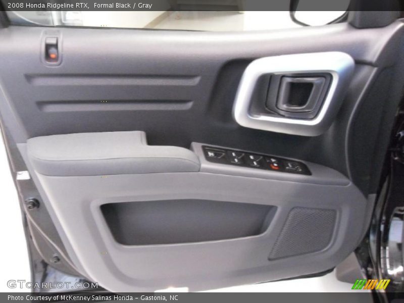 Formal Black / Gray 2008 Honda Ridgeline RTX