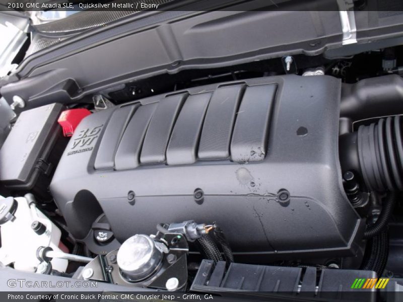 Quicksilver Metallic / Ebony 2010 GMC Acadia SLE