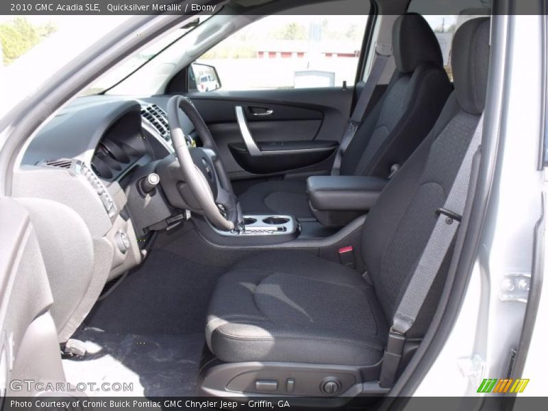 Quicksilver Metallic / Ebony 2010 GMC Acadia SLE
