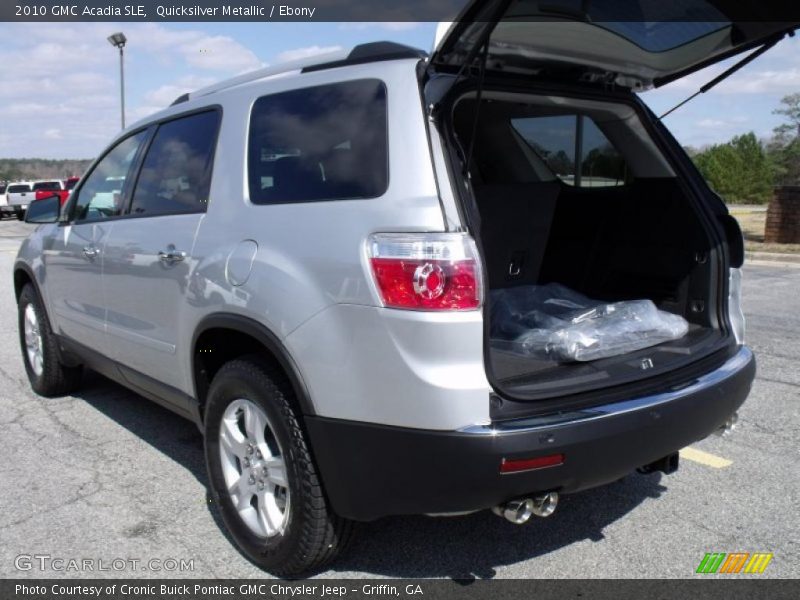 Quicksilver Metallic / Ebony 2010 GMC Acadia SLE