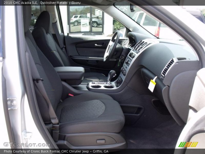 Quicksilver Metallic / Ebony 2010 GMC Acadia SLE