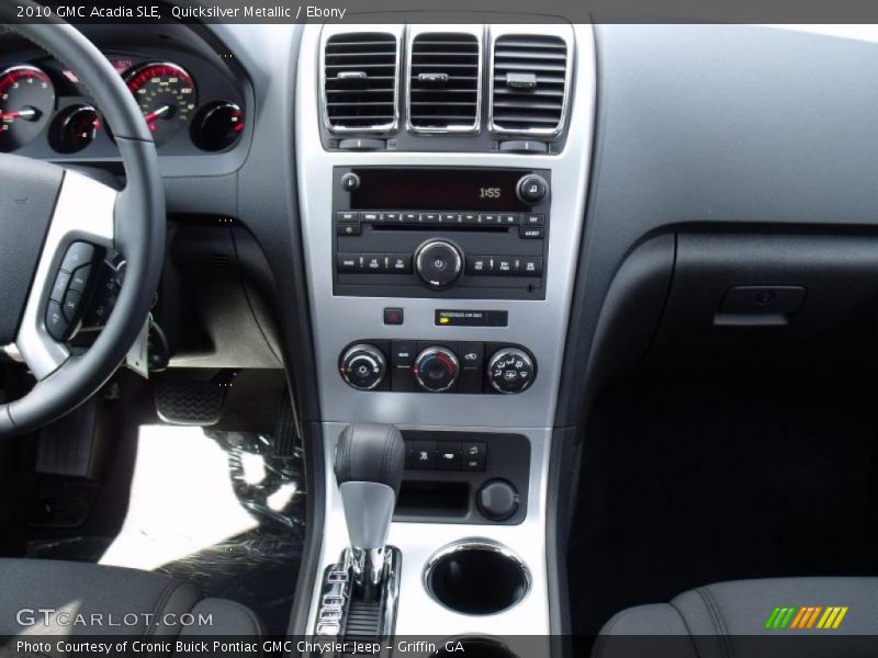 Quicksilver Metallic / Ebony 2010 GMC Acadia SLE