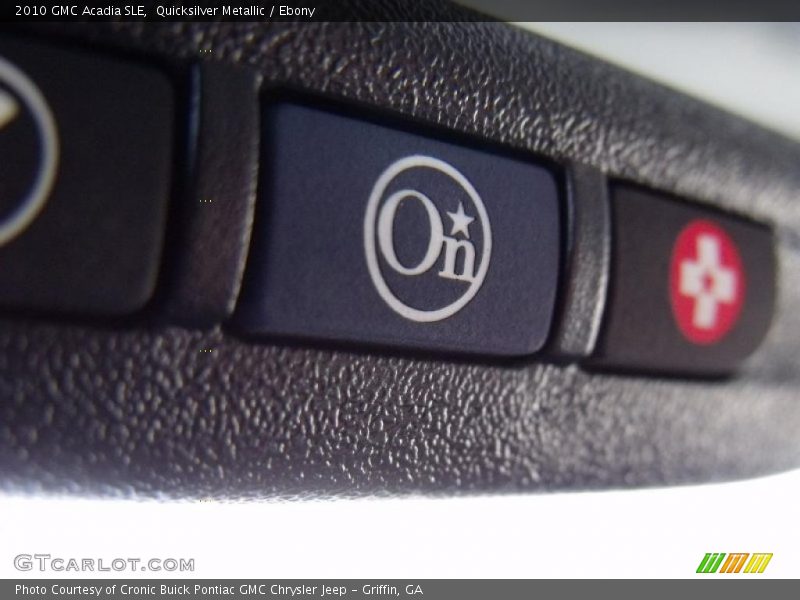 Quicksilver Metallic / Ebony 2010 GMC Acadia SLE