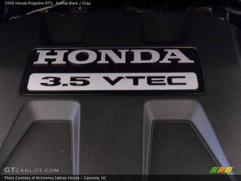 Formal Black / Gray 2008 Honda Ridgeline RTX