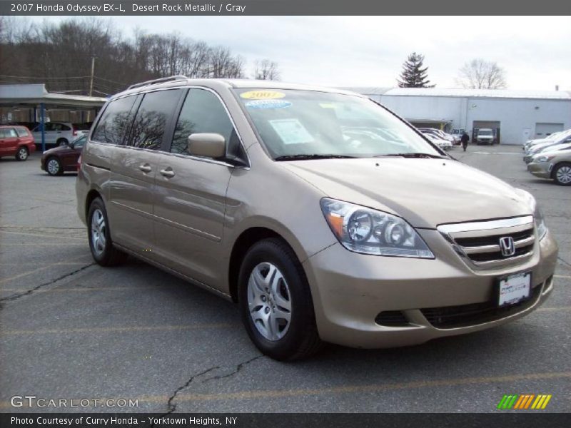 Desert Rock Metallic / Gray 2007 Honda Odyssey EX-L