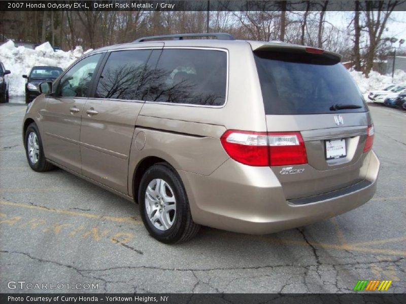 Desert Rock Metallic / Gray 2007 Honda Odyssey EX-L