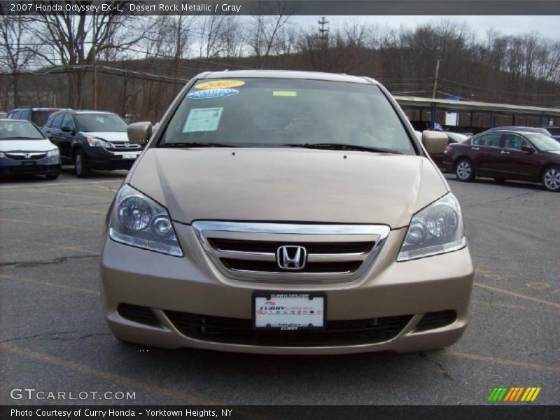 Desert Rock Metallic / Gray 2007 Honda Odyssey EX-L