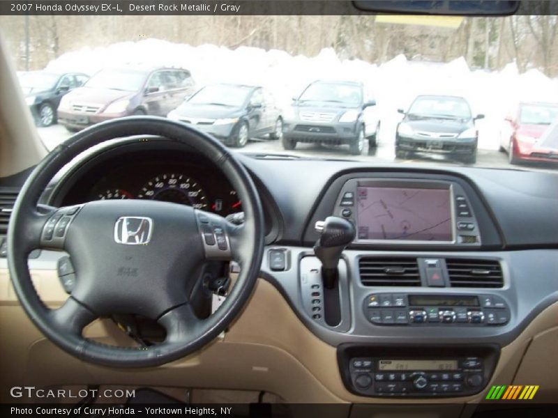 Desert Rock Metallic / Gray 2007 Honda Odyssey EX-L