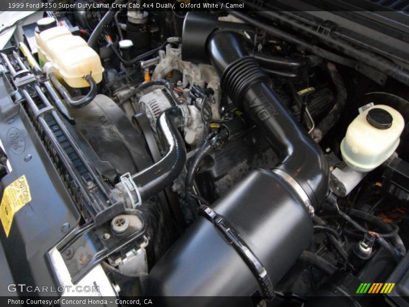 Oxford White / Camel 1999 Ford F350 Super Duty Lariat Crew Cab 4x4 Dually