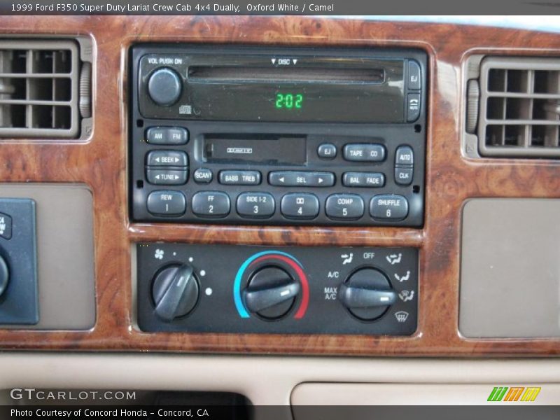 Oxford White / Camel 1999 Ford F350 Super Duty Lariat Crew Cab 4x4 Dually